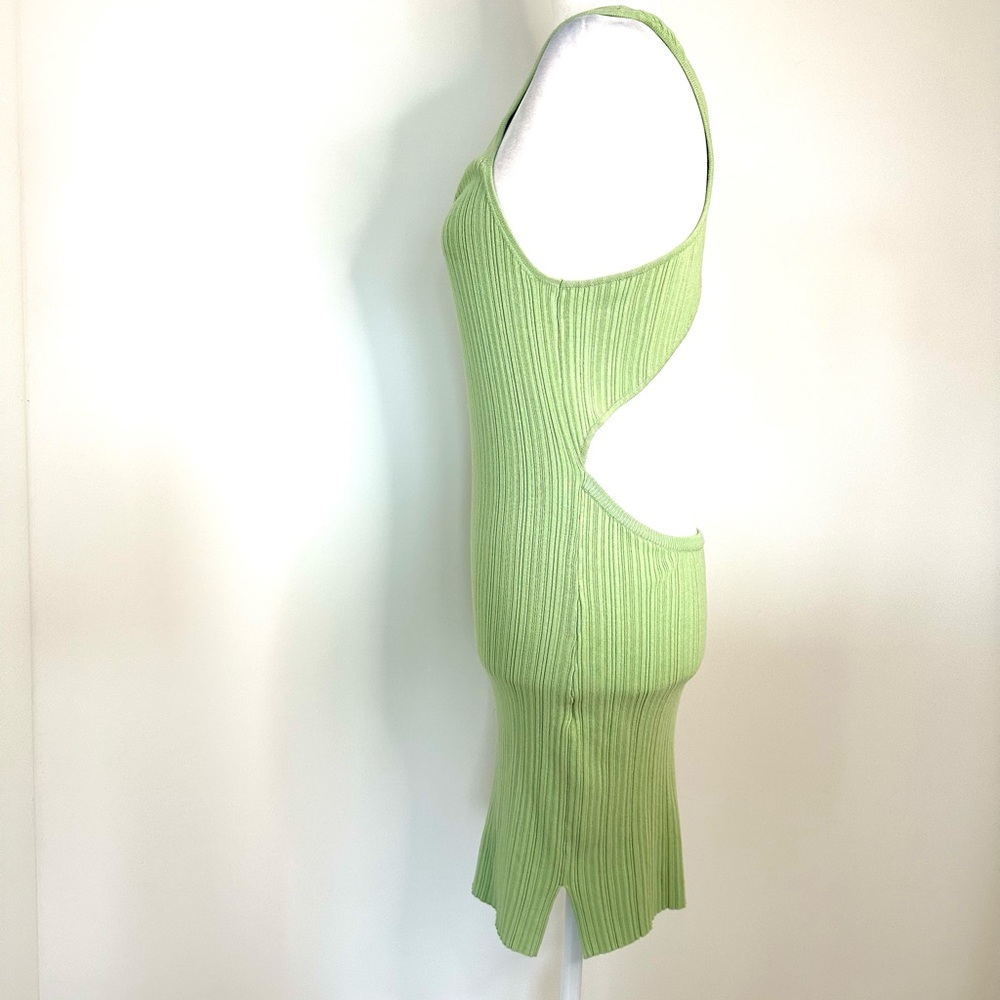 REVOLVE MIchael Costello Variegated Rib Bodycon Dress in Mint Green - Picture 10 of 13